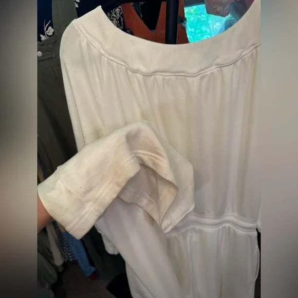 NWT Free People FP Movement One To Beat Onesie - ivory white - Medium *IR* - Picture 11 of 11